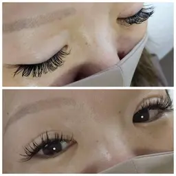 フラットラッシュまつ毛エクステつけ放題