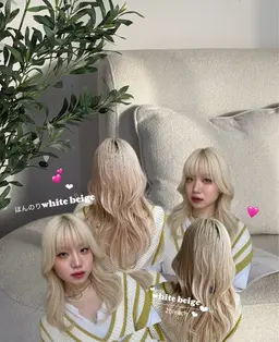 ♡🎀春に人気なブリーチカラー🎀♡【ブリーチリタッチモデル様募集】