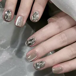 【研修ネイリスト】マグネットワンカラー+4本埋め尽くし4980円