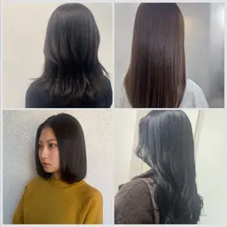 【練習モデル】ブリーチなし上品カラー