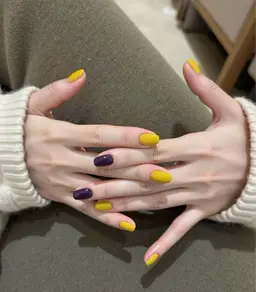 【新人ネイリスト応援クーポン】 (オフ・ケアあり)ハンドジェルワンカラー