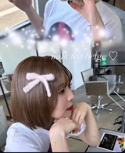 【学割U24】学生限定☆似合わせカット+カラー 8,580⇨5985