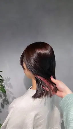 inner color💕インナーのみカラー（ケアブリーチ使用）