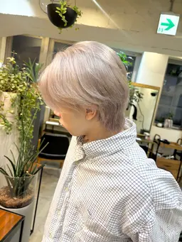 【ミニモ限定価格】メンズ限定!透明感リタッチダブルカラー🍐✨