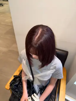 ワンカラー+Aujua4stepトリートメント