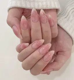 【自爪】持ち込みデザインジェルやり放題・パーツつけ放題♡ 初回ジェルオフ無料♡