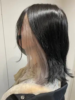 ✨大人気✨バレないインナーカラー(ブリーチ込み)(土日祝+500円)