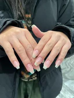 【爪が割れやすい綺麗に見せたい方✨】クリアネイル