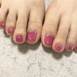 【フットネイル】ワンカラー　オフなし