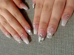 長出し10本.ワンカラー又はグラデーション➕アート10本