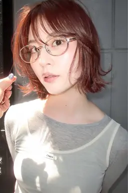 透明感カラー＋カット＋2stepトリートメント ￥7900