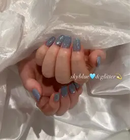 【ミニモ特価💫】パラジェル使用🫧オフありハンドワンカラー🎀ラメ・フラッシュ🆗デザインにより変動有