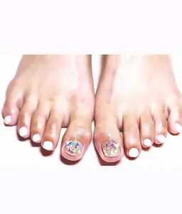 持ち込みデザイン🩷フットネイル〖フットバス有〗