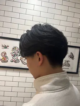 ✂️【21日18時15分​〜​✨️】メンズカット➕パーマ🧑‍🦱カットメニュー空いていましたらそこから予約してください