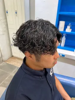 ⛓24日25日限定⛓️メンズカット+パーマ✂ヘッドスパ付き