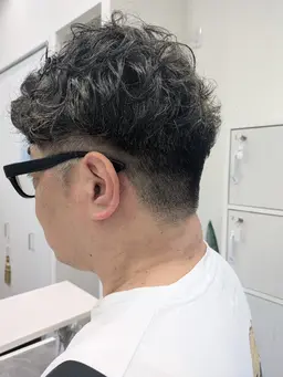 メンズカット、ショートスパ　シャンプー