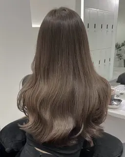 【 透明感 】グレージュカラー + クイックトリートメント