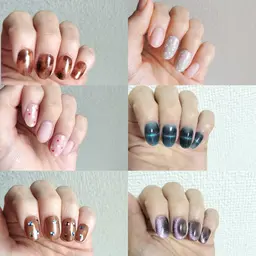 ★ネイルチップ作成★(手デザイン無￥2700〜有￥3700〜足親指のみ￥2000〜10本￥2700〜)