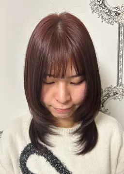 🦋フロンド矯正＋前髪カット＋オージュアトリートメント