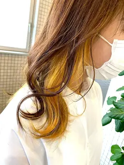 💚インナーorイヤリングカラー+カラー+濃密うるうるトリートメント【必ず予約リクエストからお願いいたします】