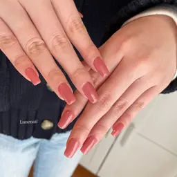 ジェルオフ込み𓂅爪を削らず長持ち✨うるつやパラジェルワンカラー（ラメもok）100色以上のカラーからお選び下さい！