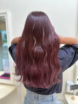 《贅沢クーポン》ケアカラー+カット+贅沢カクテルマスク