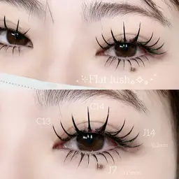 【minimo限定価格‼️】フラットラッシュ120本・下エクステ付け放題🌟