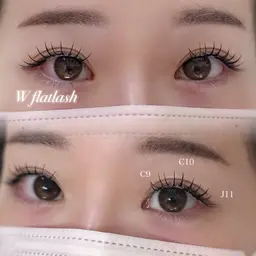 圧倒的モチ.⋆𝜗𝜚 バインドorダブルフラットラッシュ80本