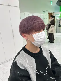 【🐺minimo大特価🐺】メンズカット➕ケアブリーチ込ダブルカラー➕髪質改善トリートメント🐺