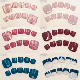《フットネイル》ワンカラー/シンプルデザイン─約40種類から選択(他店様オフあり+1000円)