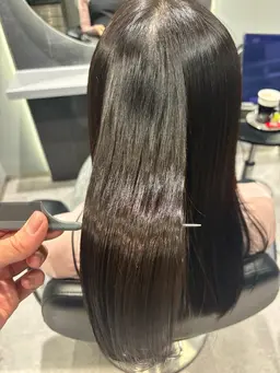 ✨人気メニュー✨カット +オーガニックカラー +髪質改善ULTOWA水素TR