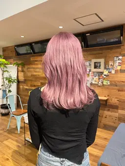 ブリーチ＋艶カラー🎀