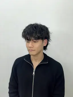 メンズカット+パーマ