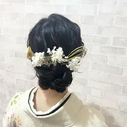 早朝予約可能💘【卒業式に】袴着付け