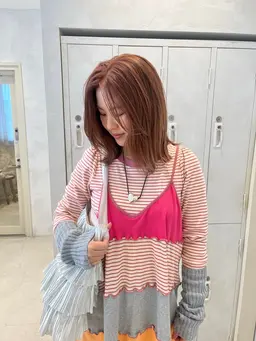 《透明感カラー+最高級Aujua5stepトリートメント🎗️》日々のダメージにより弱くなった髪を艶やかな髪へ。