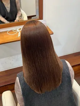 【ブリーチ毛OK】酸性ストレート＋2stepトリートメント🌿柔らか艶髪へ