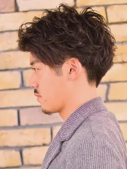 【メンズ限定】ナチュラルパーマ(カット込)¥7700