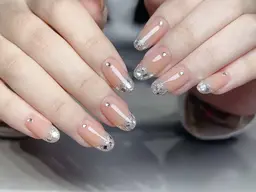 ラメフレンチ✨オフなし