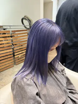 ✨人気急上昇✨色味の持続抜群カラー(アディクシー、イルミナ、N.)＋前髪カット+アジュバントリートメント