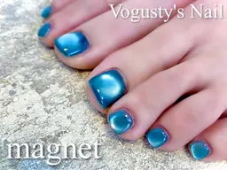 FOOT【オフなし】トレンド☆マグネットネイルorフラッシュネイル《再来＋1100円》/モニター様限定価格❤️‍🔥