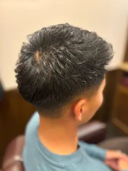 【メンズ】カット+形上記憶パーマ(毎朝のセットが楽になる！)