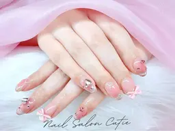 💖時間内自爪持ち込みデザイン6本アート+当店330円以下のパーツ付け放題キルティング2本まで