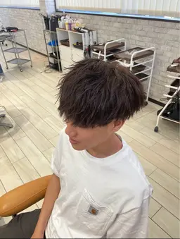 メンズヘアセット