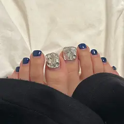 持ち込みデザイン🩰フットネイル(オフあり)/パラジェル