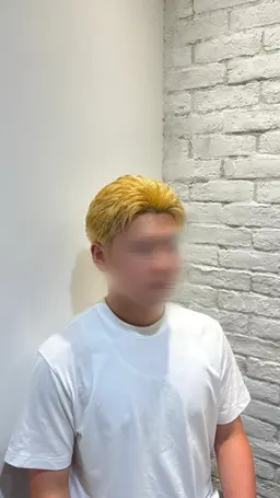 🚹men's【垢抜けたい方に💎】ブリーチ➕カラー