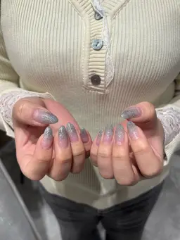 オフありラメグラデーション