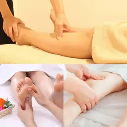 60分【足ツボ·ふくらはぎ】足のむくみ、足裏の反射区を刺激し、身体全体のエネルギーの流れを整える。【足湯5分サービス】