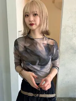 🍀ダブルカラー🍀ケアブリーチ×2+ワンカラー+2stepトリートメント ハイトーンカラー/暖色◎寒色◎