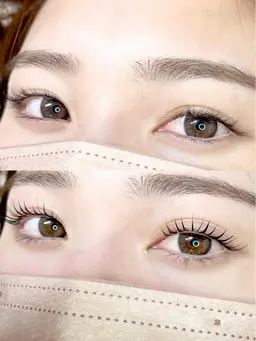 ダメージレス✨上下まつげパーマ(別スタッフにデモ)