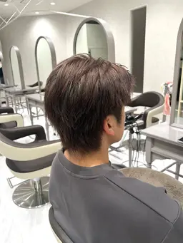 【垢抜けメンズに✨】カット＋ワンカラー💇‍♂️束感スタイリング込み